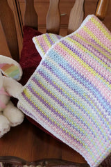 Sun-Kissed Pastels Baby Blanket (Crochet)