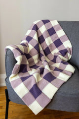 Sleek & Cozy: The New Generation Gingham Blanket (Circular Knitting Machine)