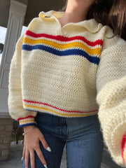 Letterman Sweater (Crochet)