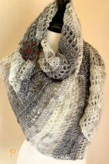 Silver Bells Crochet Shawl (Crochet)