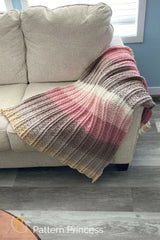 Blushing Lady Hygge Crochet Blanket Pattern (Crochet)