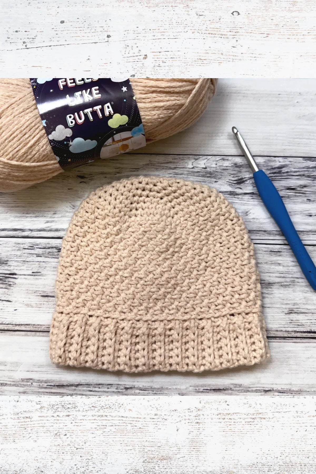 Basic Crochet Baby Beanie (Crochet)