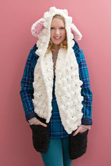 Hooded Sheep Scarf (Crochet)