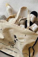 Lion Brand Canvas Goose Tote