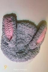 Hat Pattern with Bunny Ears (Crochet)